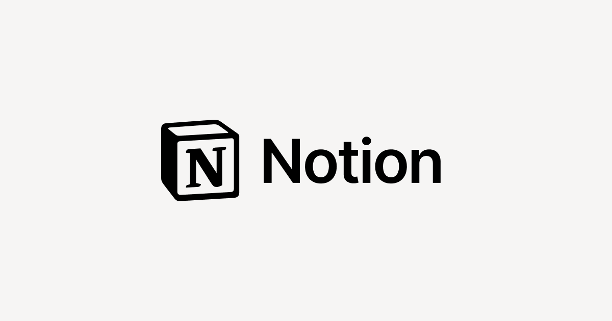 The official Notion logo